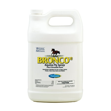 UPC: 0086621023277 | Farnam Broncoe Water-Based Fly Spray for Horses  Dogs  and Premises  128 Ounces