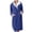 Blue, variant on ZZwxWA Women Hooded Plush Robes Winter Fall Warm Fuzzy Sleep Robe Long Sleeve Fleece Bathrobe Long Pajamas Cardigan Robes Womens Tie Waist Solid Pjs