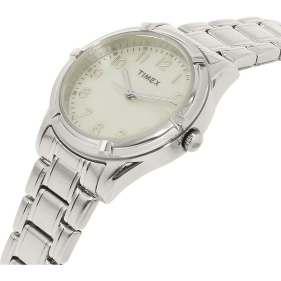 Timex Women's Easton Avenue Watch, SilverTone Stainless Steel