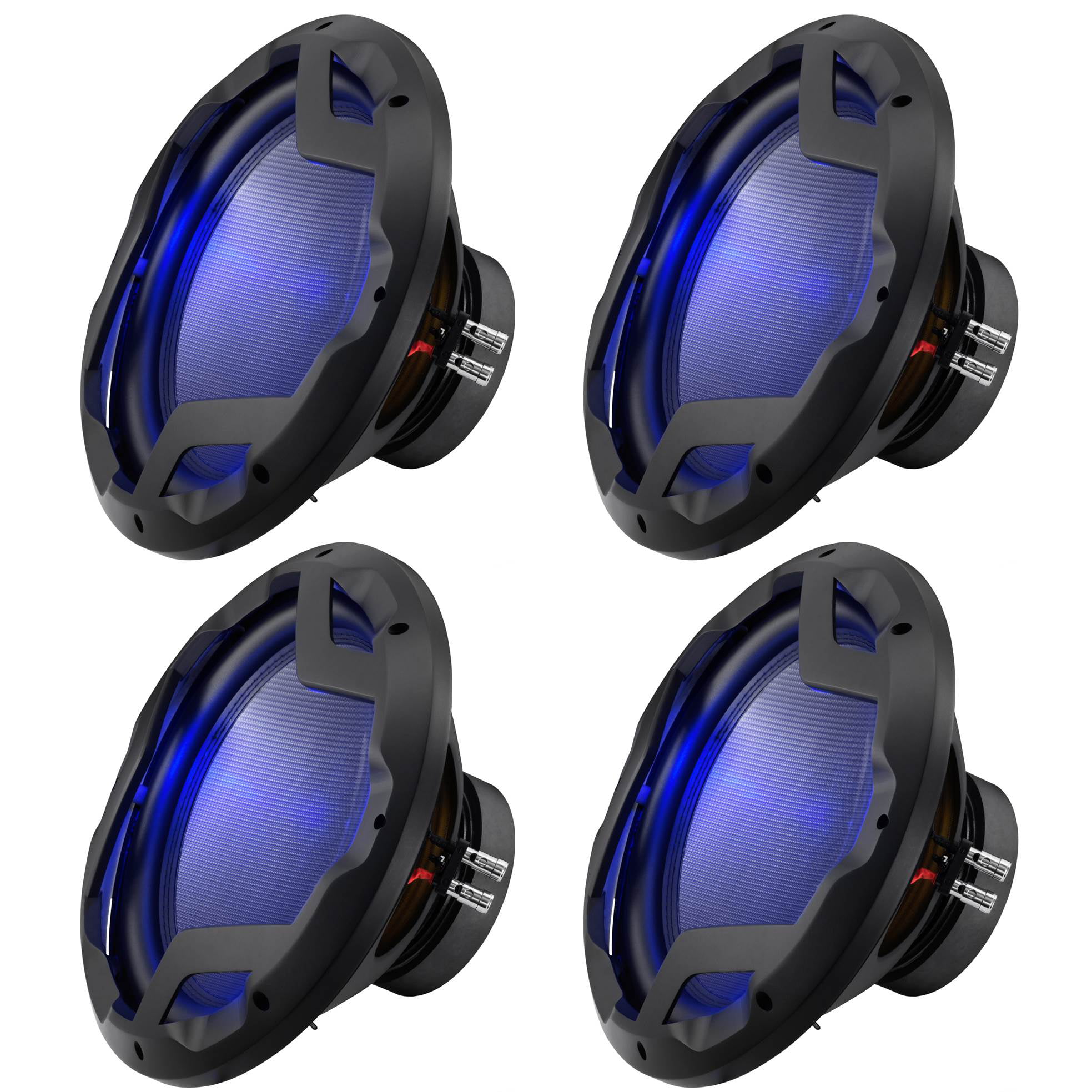 NEW 12/" DVC 1600w Subwoofer Bass.Replacement.Speaker.Blue Led lights.Car Audio.