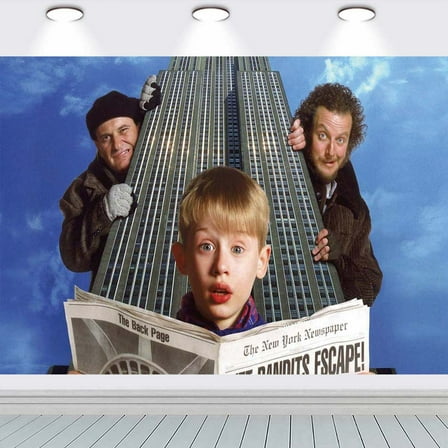 Home Alone Background school Wall Decor Taspestry Poster Banner Backdrop Party Supplies