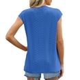 thumbnail image 5 of Summer Plus Size Tops for Womens 2025 Fashion Round Neck Printed Short Sleeved Casual Pullover Gifts for Womens, 5 of 9