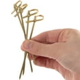 thumbnail image 2 of Bamboo Cocktail Picks, Eco-friendly, Natural Bamboo, Smooth Surface, Easy To Use, Wide Range Use, Food-grade, Environmental And Biodegradable, Loop Knot Decoration, Suitable For, 2 of 8