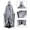 Light Gray, variant on Halloween Costume, Ghost Cloak, Tattered Grim Reaper, Cloak Hooded Gauze, Tattered Grim Reaper Cloak Hooded Gauze Robe Distressed Fringe Halloween Costume for Spooky Season, Light Gray One Size