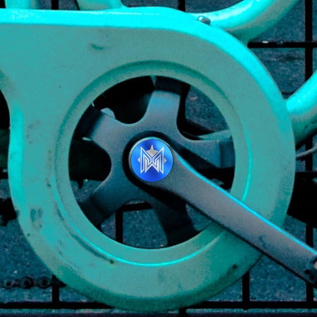Cubierta Antipolvo Sharpla para Bicicleta Aleación de Aluminio Liviana Azul