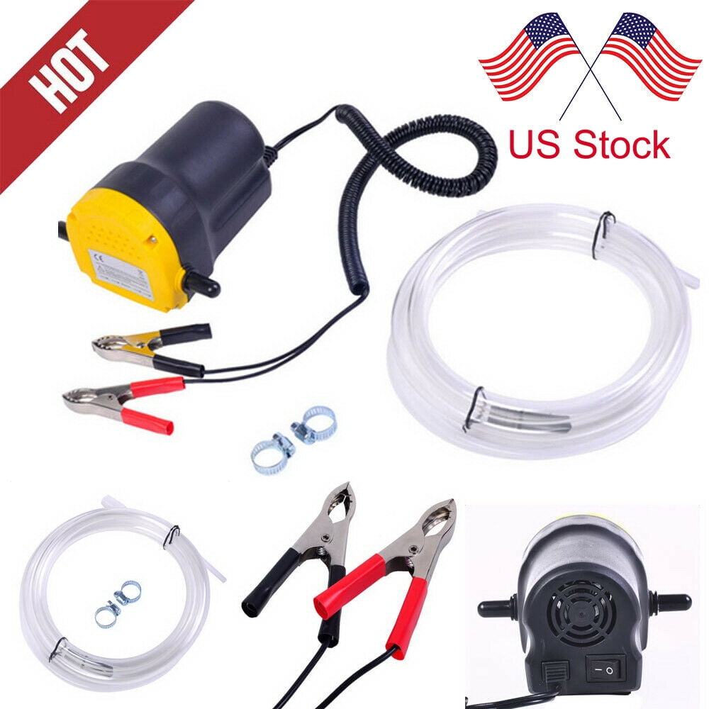 12V 5A Oil Diesel Fluid Extractor Car Electric Transfer Scavenge Suction Pump 