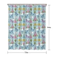 thumbnail image 5 of Fairy Tale Princess Castle Pattern Shower Curtain 72"x84" ,Bathroom Decorative Shower Curtains Set with 12 Hooks,Modern Waterproof Washable Shower Curtain, 5 of 6