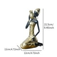 thumbnail image 4 of Estatua de Lutero,Colección religiosa de estatuas de la Virgen María,Figura de resina y la Dama de Lutero,Estatua de dama,Estatua de mujer tribal africana hecha a mano,artesanías de cafetería, 4 of 8