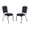 Diamond Navy, variant on Hampden Furnishings Lila Collection Fabric Banquet Chair, Natural Taupe, Pack of 2
