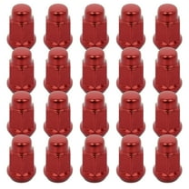 cciyu Set of 20 Red Spline Wheel lug Nuts 14x1.5 Closed End 1.395 Inch Tall 3/4" Drive Hex Size for 1988-2018 for Acura for Buick for Cadillac for Chevrolet for Dodge for Honda for GMC for Honda