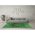 thumbnail image 3 of Ahgly Company Indoor Square Persian Emerald Green Bohemian Area Rugs, 5' Square, 3 of 4