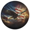 thumbnail image 2 of Lotusprinthandmade America Flag Eagle Spare Tire Cover Without Backup Camera Hole 6 Sizes (31 in.), 2 of 7