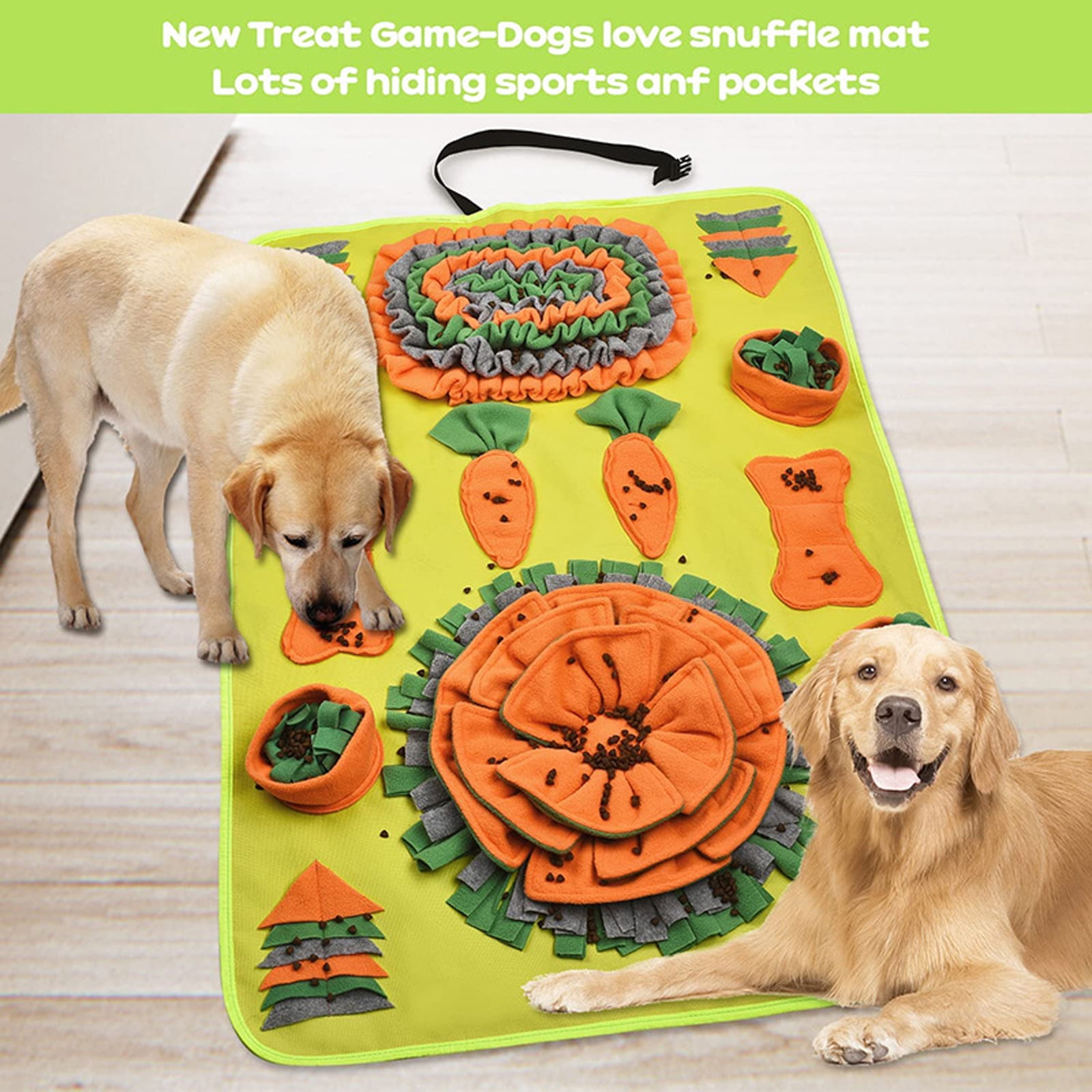 Large Snuffle Mat For Dogs - Interactive Puzzle Toy For Smart Dogs - Slow  Feeder Dog Bowl Alternative - Encourages Natural Foraging Instincts - Temu