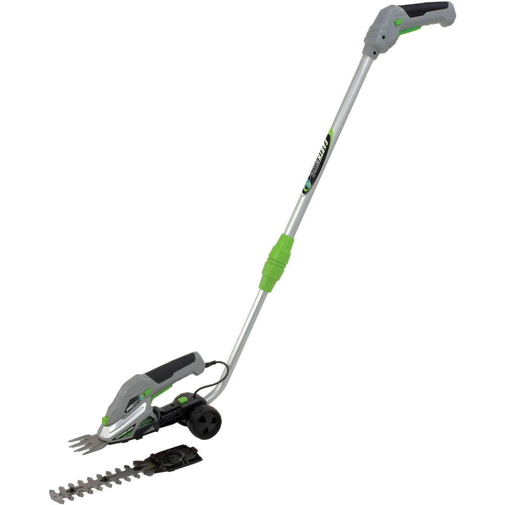 Earthwise Cordless 2in1 Garden Grass and Hedge Trimmer with Walking