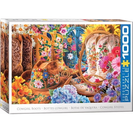 Cowgirl Boots 1000 Piece Jigsaw Puzzle