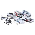 thumbnail image 2 of 1:64 Alloy Car Toy Simulation Ambulance Vehicle Model Children Kid Car Model Toy6pcs Ambulance Vehicle Model, 2 of 3