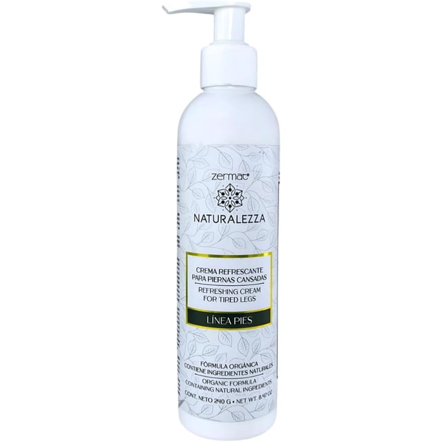 Crema Refrescante Zermat Naturalezza Piernas Cansadas 240g con Aloe Vera, Mentol y Alcanfor