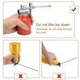 thumbnail image 4 of Unique Bargains 250ML Oil Can Pump Metal High-Pressure with Rigid Spout Thumb Pump Tool Red 2 Pack, 4 of 4