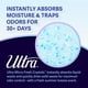 thumbnail image 4 of Arena para gatos ULTRA Fresh con microcristales perfumados, 2,27 kg, 99,9%, libre de polvo, 4 of 7