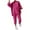 Hot Pink, variant on Plus Size Womens Sets 2 Piece Outfits Oversized Pullover Sweatshirt and Straight Fit Pants Long Sleeve Loungewear (XS, Pink)