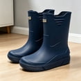 thumbnail image 7 of Fashionable Short Tube Rain Boots Waterproof Outdoor Soft Sole Kitchen Fishing Shoes, 7 of 7