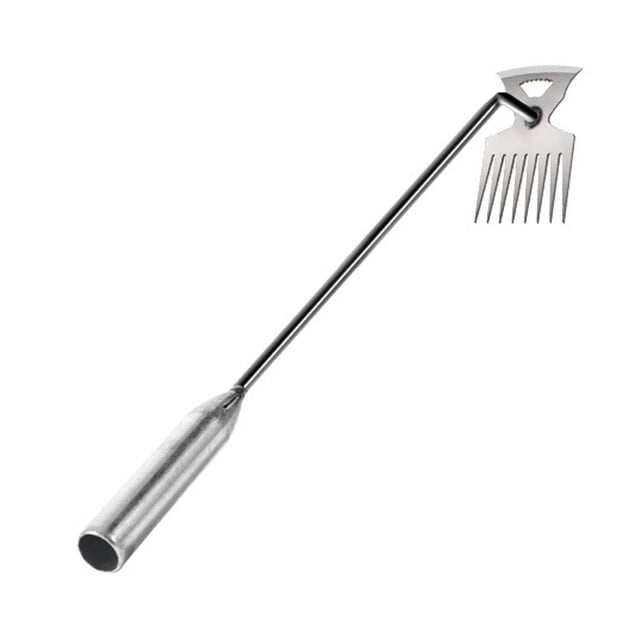 Extractor de , herramienta multifuncional para deshierbe de jardín, para granja, verduras y patio trasero 53cm 8 Dientes