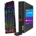 thumbnail image 1 of Lenovo ThinkCentre M720Q Tiny Desktop Computer PC, Intel Core i5-9500T, 16GB RAM, 512GB SSD, Wi-Fi, Bluetooth, Teclado y ratón, HDMI, Windows 11 Pro(Reacondicionado), 1 of 5