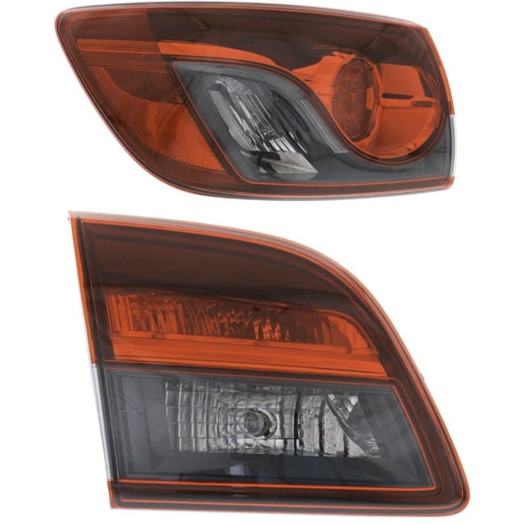 Pair Set of 2 Tail Lights Taillights Taillamps Brakelights Driver Left Side Hand