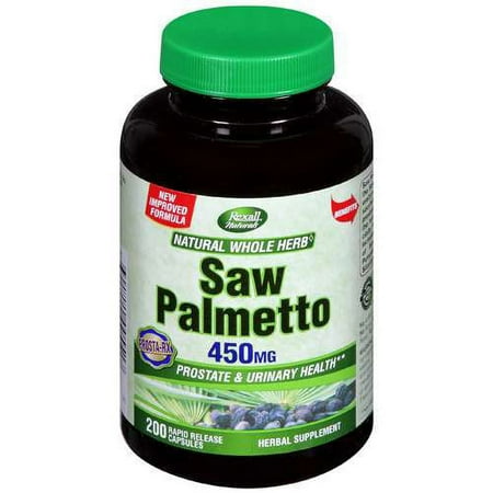 Rexall Naturals: Herbal Supplement Saw Palmetto, 200 ct