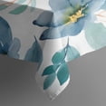 thumbnail image 5 of Pioneer Flower Floral Print Pattern Square Tablecloth,Waterproof Square Table Cover,Wipeable Spillproof Washable Table Cover for Home Kitchen Party Decor 42"X42"(107x107cm), 5 of 6