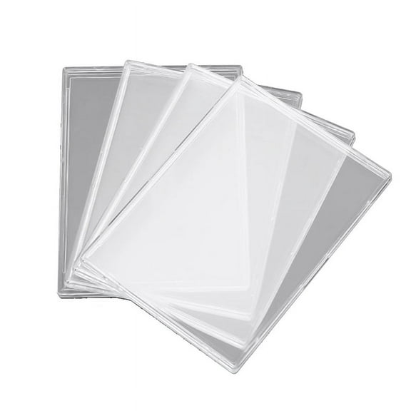 20Pieces Cards Sleeves Hard Plastic Card Protector Clear Card Trading Card Holder Ck8565