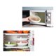 thumbnail image 4 of EeaseMX Tapa apilable para microondas, resistente al aceite, ideal para calentar platos frescos en el refrigerador, herramienta de cocina - 19,5 x 4,5 cm (roja), 4 of 7