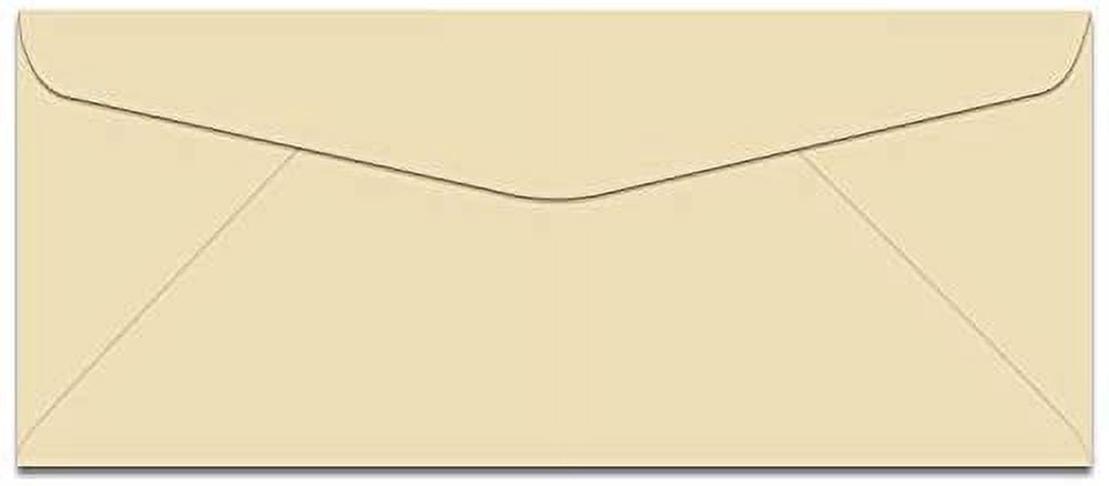 Limited Papers (TM) Regular Mailing And Business Envelopes, Left Hand Window, No. 10 (4.8 x 9.5 Inch), Gummed seal, 24 Pound, Variety of Colors And Quantities. (Ivory, 500)