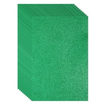 Uxcell 2mm(1/10") Thick Adhesive Glitter Foam Sheet 16x24inch(40x60cm) Dark Green, EVA Shiny Foam Board for Craft, 6 Pcs