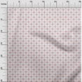 thumbnail image 2 of oneOone Georgette Viscose Pastel Red Fabric Geometric Check Sewing Craft Projects Fabric Prints by Yard 42 Inch Wide, 2 of 4
