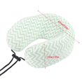 lanema U-Shaped Pillow Memory Foam Neck Pillow Adjustable Buckle Necks ...
