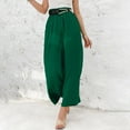thumbnail image 3 of SIYUDAN Pants For Women Womens Casual Pants Green Adult Pants Women Lounge Pants High Waisted Trousers Women Fall Pants, 3 of 6