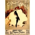 thumbnail image 2 of Vintage Apple Collection 18x24 Gold Ornate Wood Framed with Double Matting Museum Art Print Titled - Le Frou Frou, 2 of 4