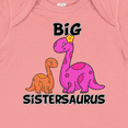 thumbnail image 4 of Inktastic Big Sistersaurus with Cute Sibling Dinosaurs Girls Baby Bodysuit, 4 of 5