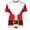 M10-White, variant on Ulitacool Men T Shirts Christmas Day Clothing Cartoon Print Loose Crew Neck Short Sleeve Soft Clothing Red