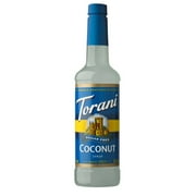 Torani Sugar Free Coconut Flavoring Syrup, Drink Mix, Handcrafted Soda Flavoring, 25.4 oz