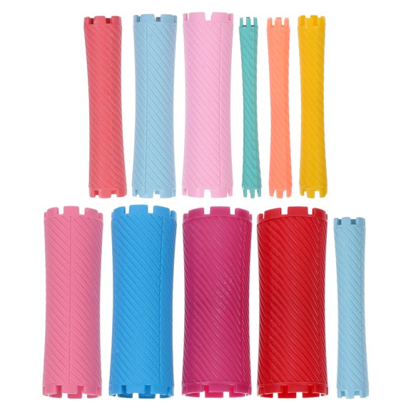 Pawsdot Perm Rods Assorted Color ABS Rubber Curling Tool for Salon Styling 100Pcs
