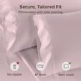 thumbnail image 4 of California Design Den 100% Cotton King Pillow Cases Set of 2 - 500 Thread Count Sateen, Fits King Pillows - Sepia Rose, 4 of 8
