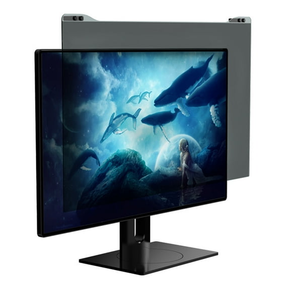 Computer Blue Light Blocking Screen Protector, Anti Blue Light Desktop PC Screen Filter, Eye Protections Anti Scratch and Anti Glare Screens Protector, Hanging Type, Multi Size