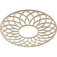 thumbnail image 2 of 34"OD x 11 5/8"ID x 3/8"T Cannes Wood Fretwork Pierced Ceiling Medallion, Alder, 2 of 3
