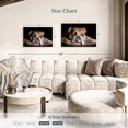 thumbnail image 4 of Elephant Stock Sad Bulldog Wall Art - Horizontal Canvas Wall Art - Living Room Wall Decor - Animal Canvas - Black And Orange Decor - 30" x 20", 4 of 8
