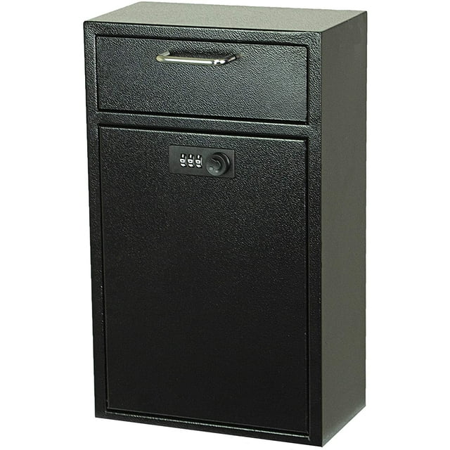 AntiTheft Wall Mount Locking Mailbox with Combination Lock