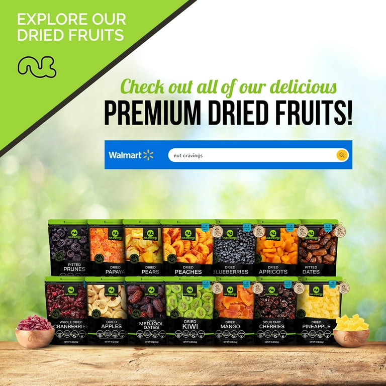 Nut Cravings Dried Kiwi Slices with Sugar 48oz Bulk Dehydrated