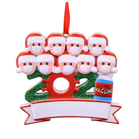 

KEUSN Family Snowman Christmas Tree Pendant W