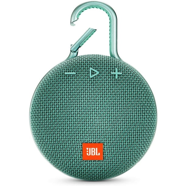 JBL Clip 3 Teal Portable Bluetooth Speaker - Walmart.com - Walmart.com
